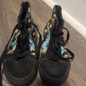 Vans Kids Sneakers Black and Blue